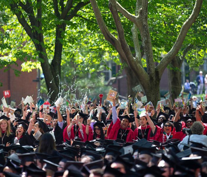 grad crowd